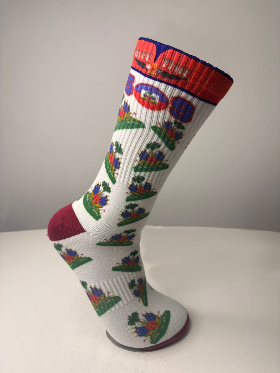 509 "Rep Your City" Haiti Crew Socks — Pre-Order